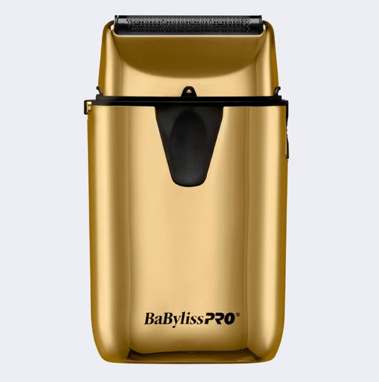 BaBylissPRO UV-Disinfecting Double Foil Shaver - Gold (FXLFS2G)