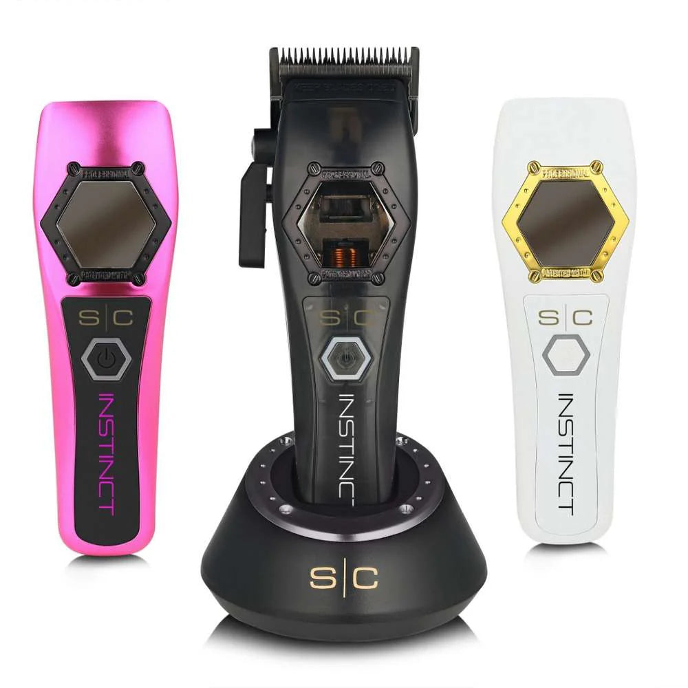 StyleCraft Instinct Metal Edition Cordless Hair Clipper w/ IN2 Vector Motor & Intuitive Torque Control