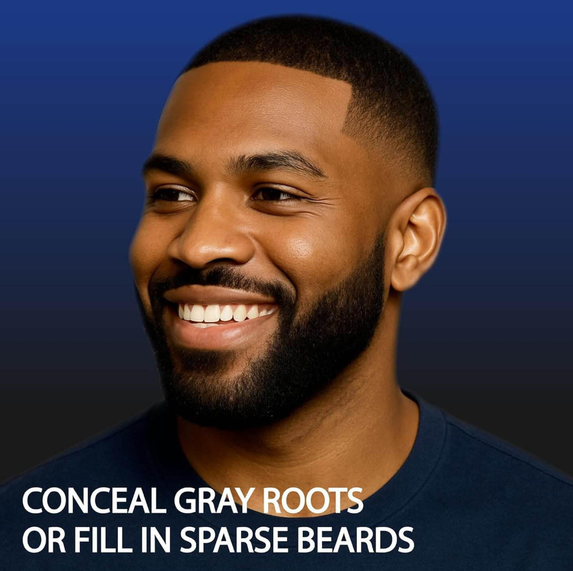 RedPro Groomane Waterproof & Fade-Resistant Professional Temporary Color Spray For Hair, Beards & Lineup (6.6 oz.) (Black)