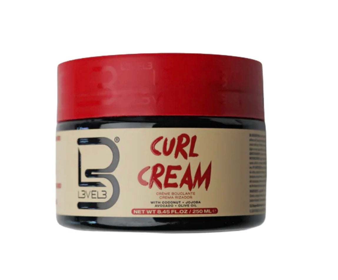 L3vel3 Hydrating Curl Cream(With Coconut/Jojoba Oil/Avocado/Olive Oil)