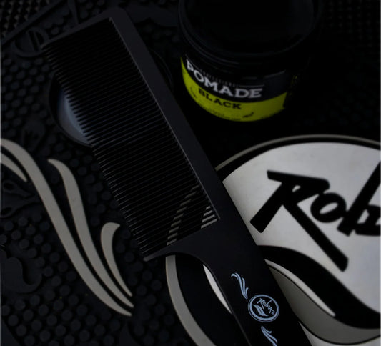 Rolda Flat Top Hair Styling Comb(Black)
