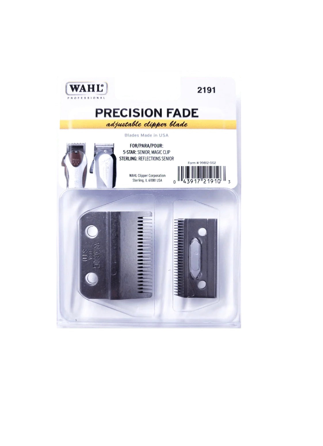 Wahl Professional 5 Star Standard Precision Fade Adjustable Blade (2191)