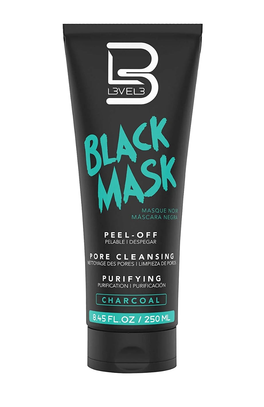 L3vel3 Black Facial Mask